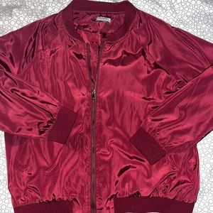 Red Windbreaker Jacket